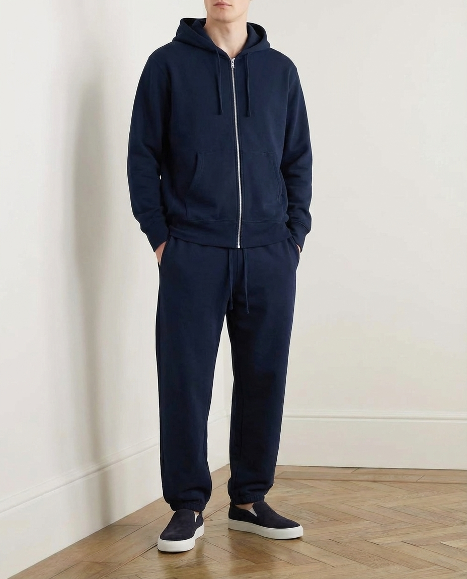 2-piece Loose Fit Zip-Up and Joggers Set