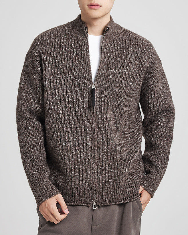 Vinterens teksturstrikkede cardigan