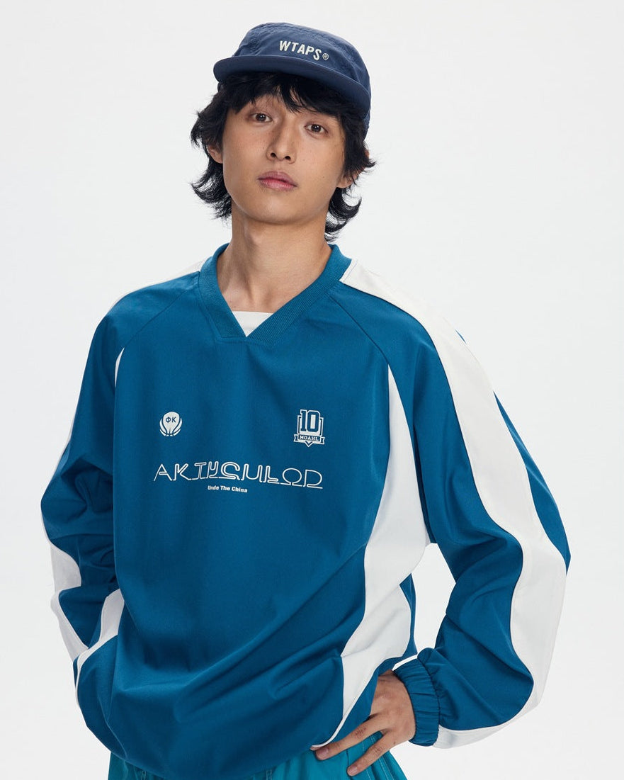 The Lennox V-Neck Raglan Sleeve Sweatshirt