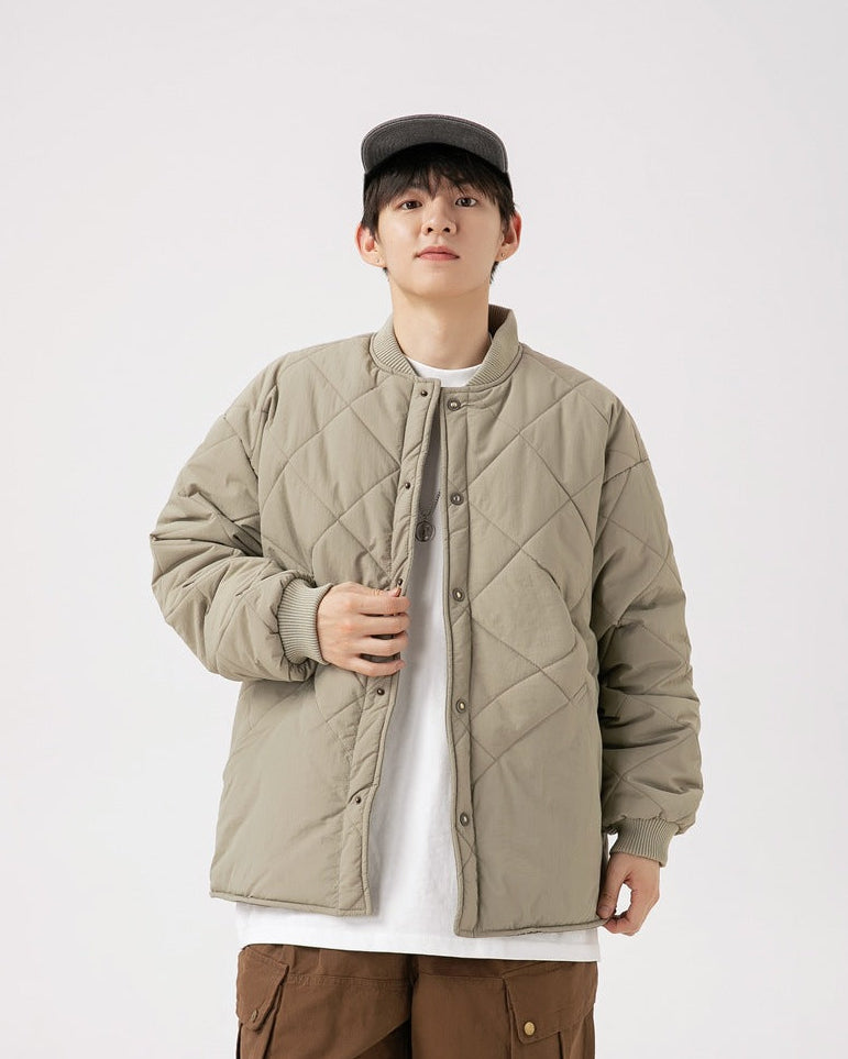 The Bastien Diamond Plaid Cotton Jacket