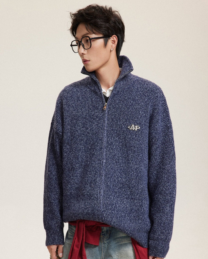 The Urban Edge Zipper Cardigan