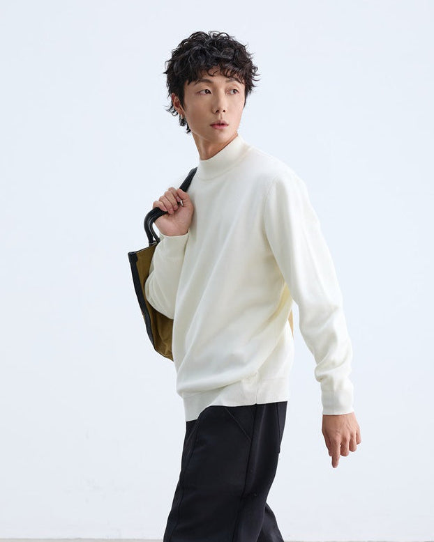 The Everest Panelled Crew Knit Sweater