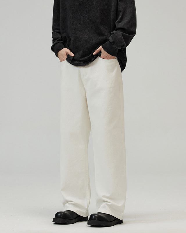 Lumen Drape Wide-Leg Jeans