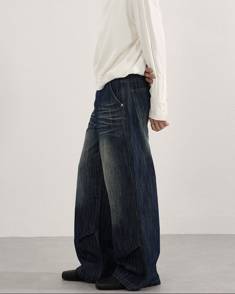 The Whisper Fade Pleated Jeans
