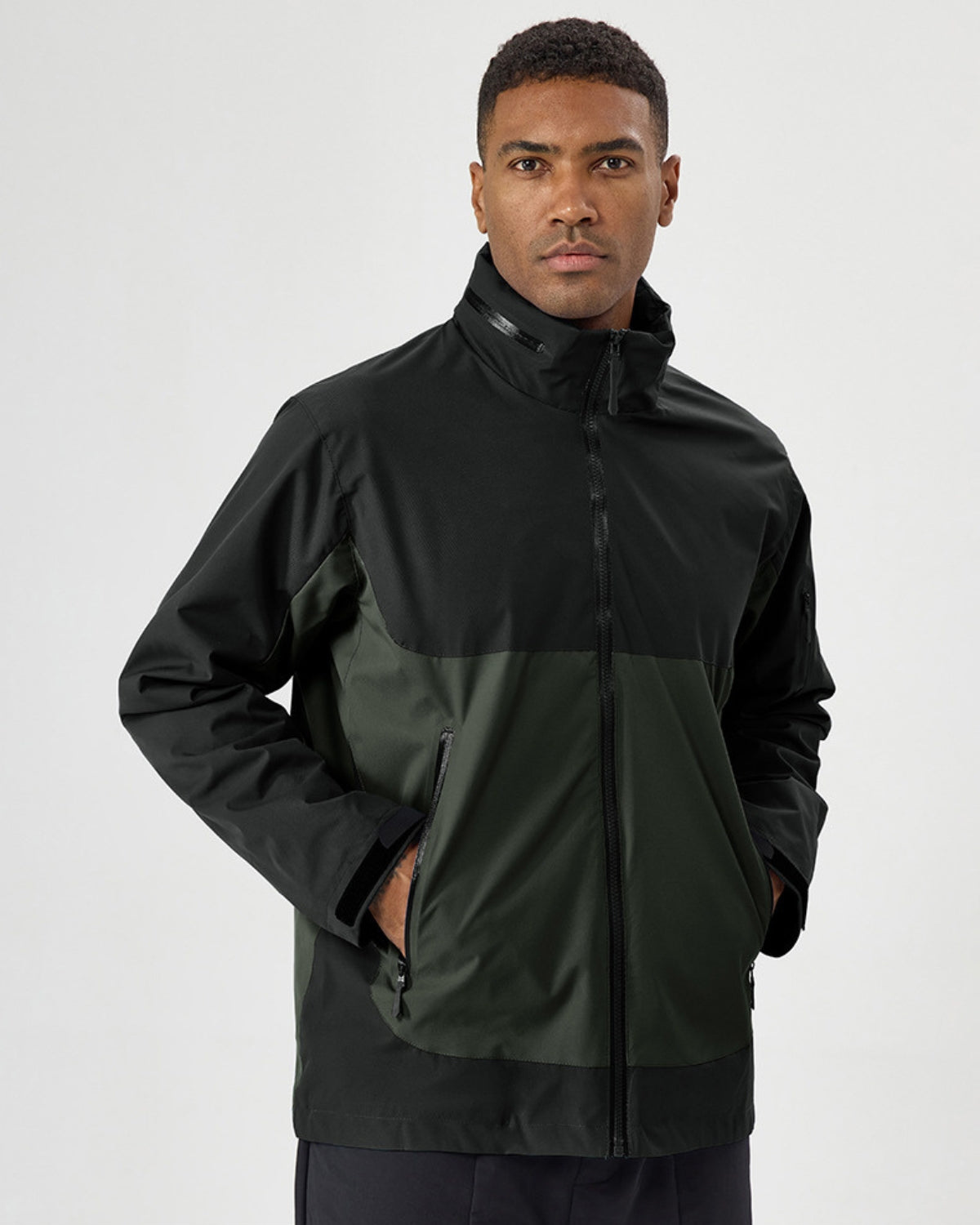 Summit Pro Wasserdichte Windjacke mit Kapuze