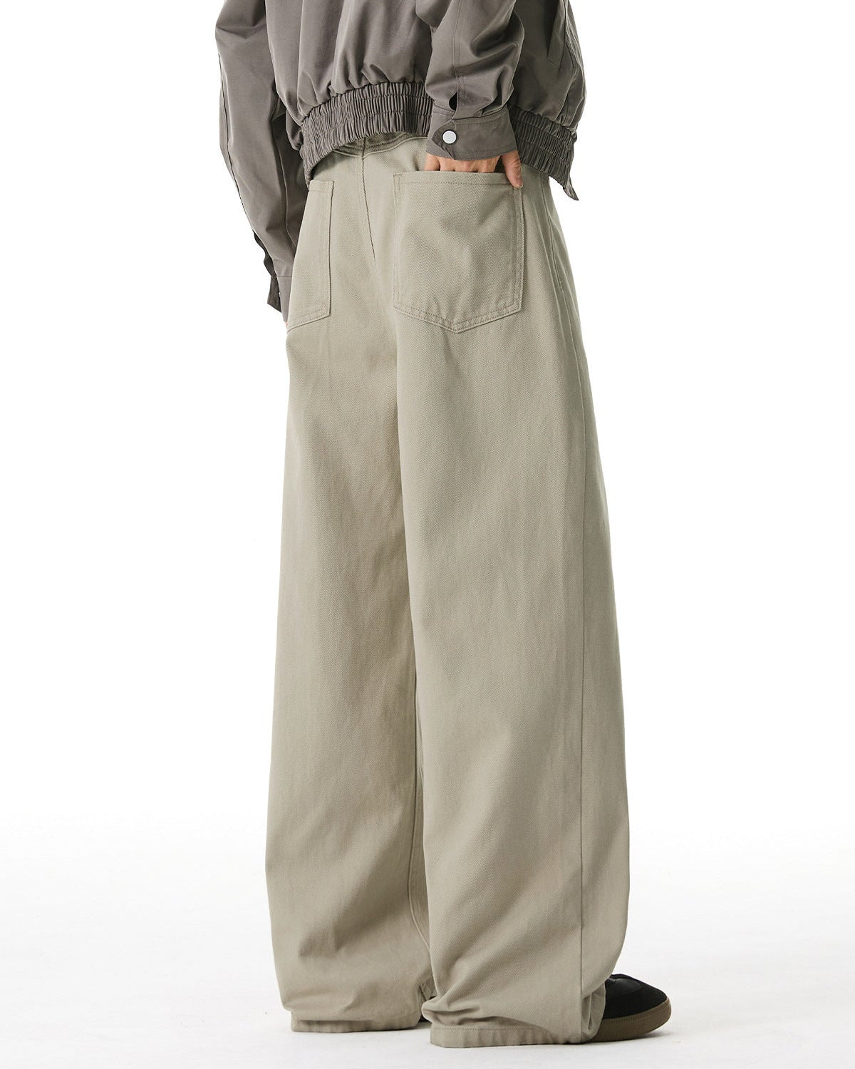 Die Contour Weave Cotton Slacks