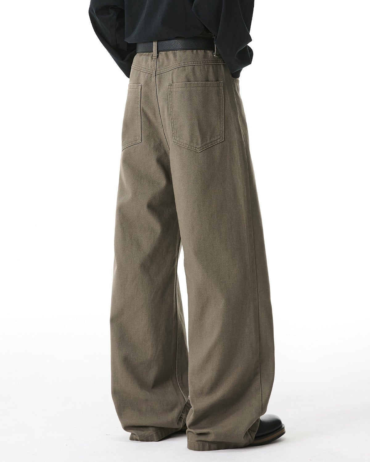 Die Contour Weave Cotton Slacks