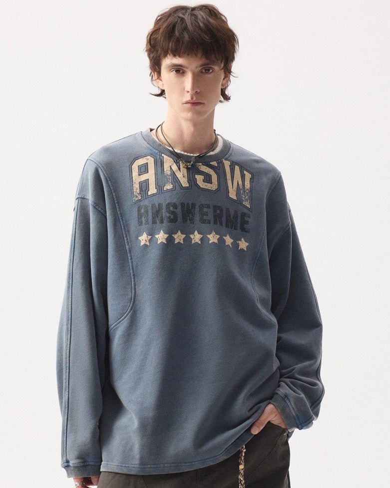 The Hudson Washed Knit Sweater