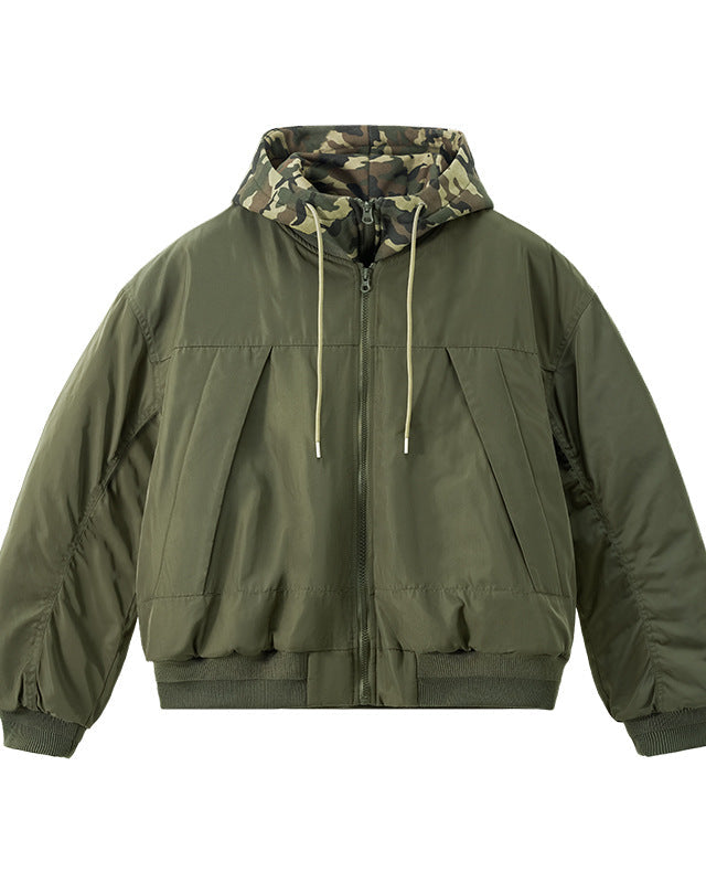 Die abnehmbare Faux-Baseball-Jacke