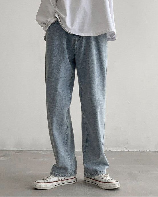 Skyline Drape Wide-Leg Jeans