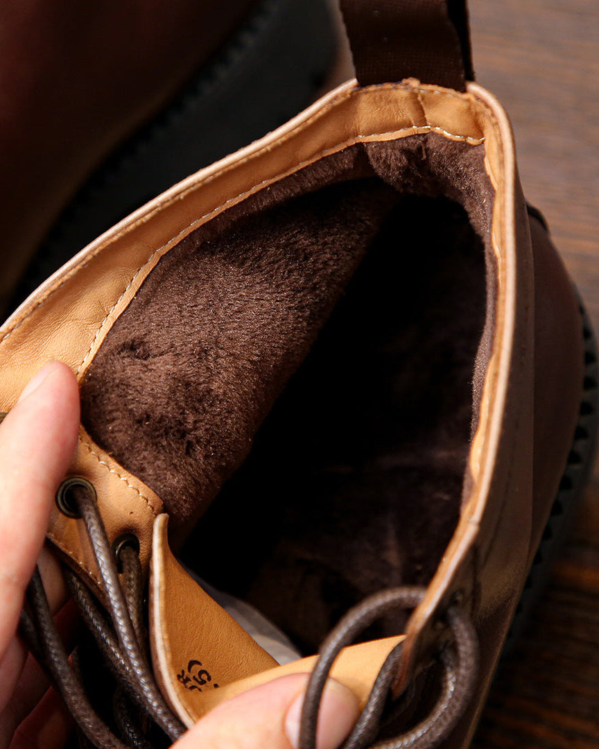 Die Heritage Fur Field Boots