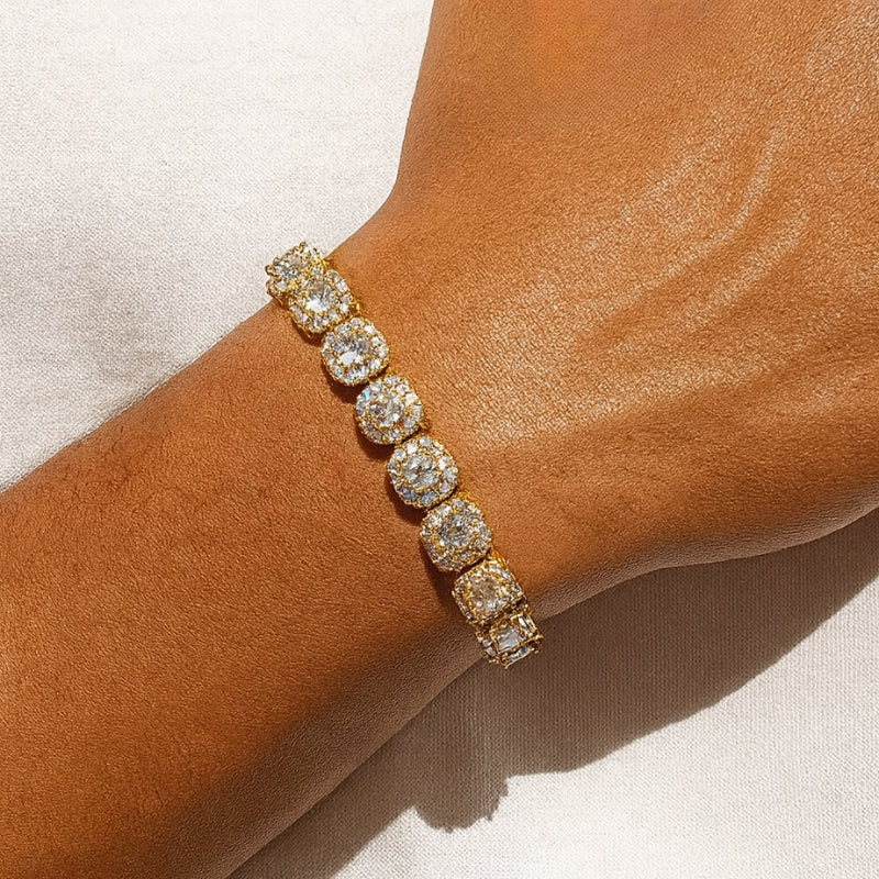 PULSERA TENIS RACIMO 10MM