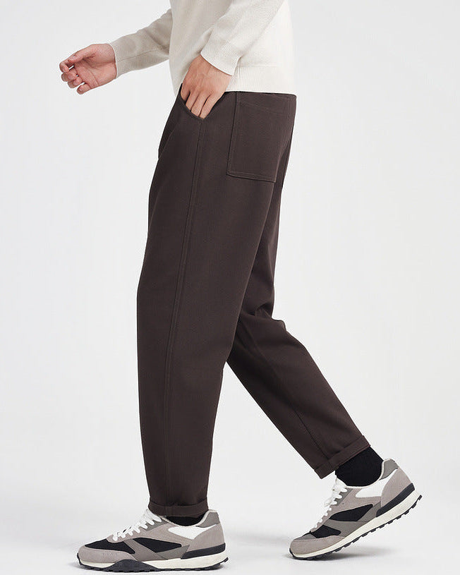 Pantalón clásico de sarga de alta densidad