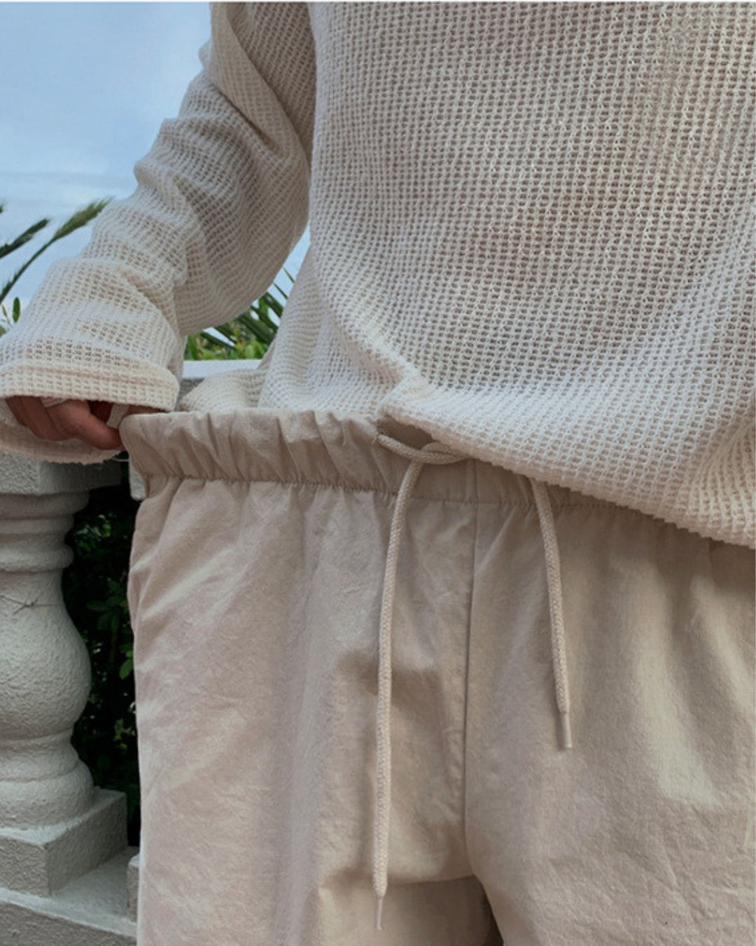 Pantalones cortos con cordón