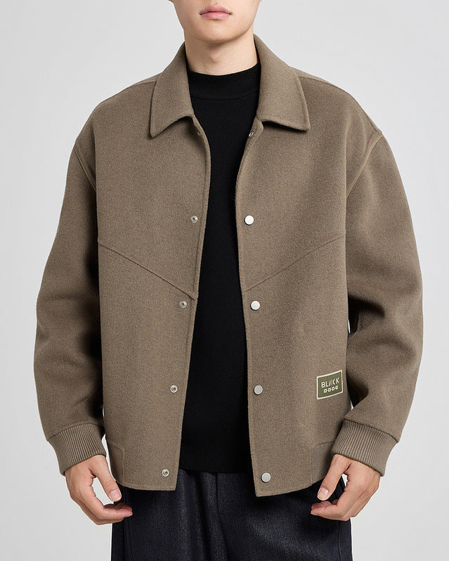 The Callahan Chaqueta reversible de tweed con mezcla de lana