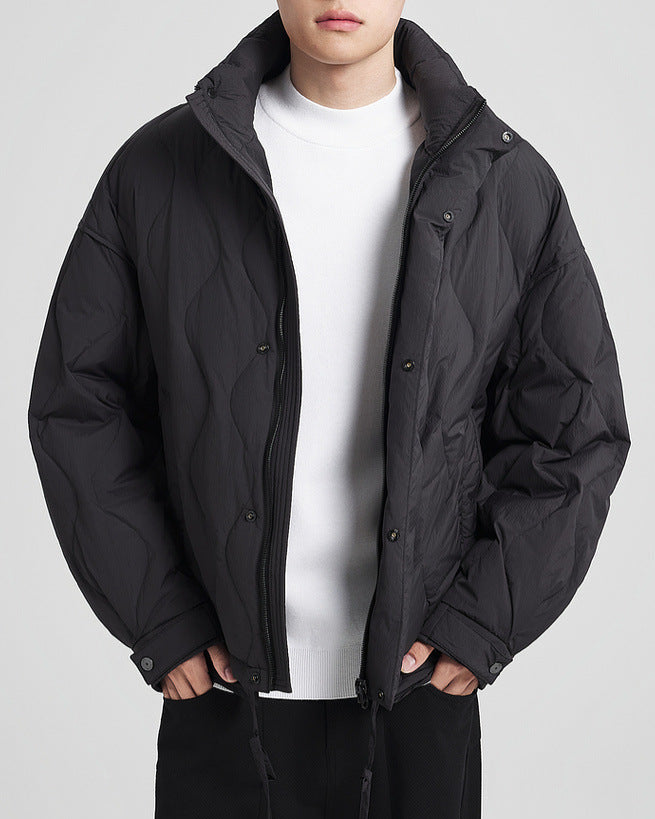 Chaqueta de plumón con cuello alzado