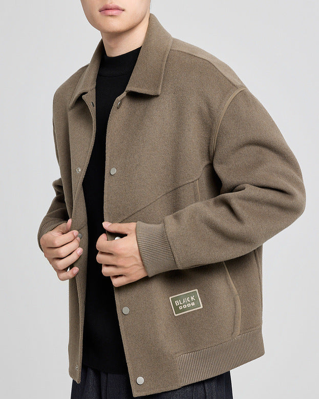 The Callahan Chaqueta reversible de tweed con mezcla de lana