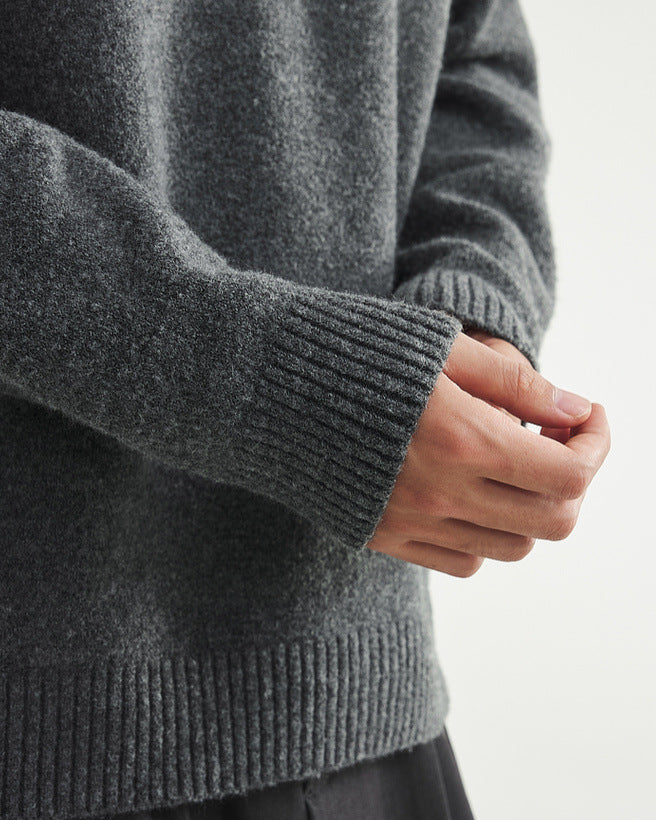 Jersey con cuello redondo bordado HeartStitch