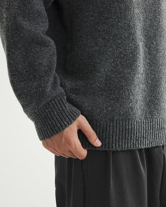 Jersey con cuello redondo bordado HeartStitch