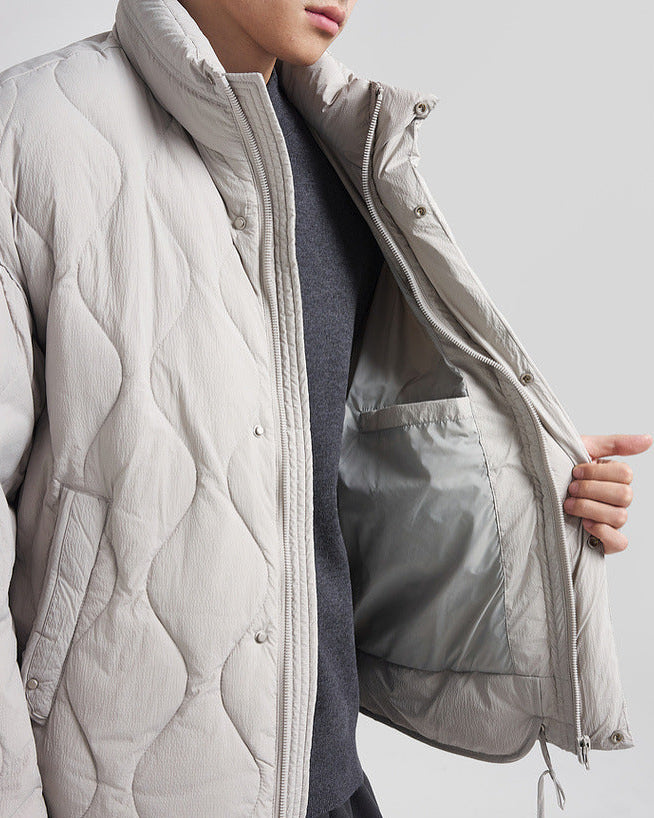 Chaqueta de plumón con cuello alzado