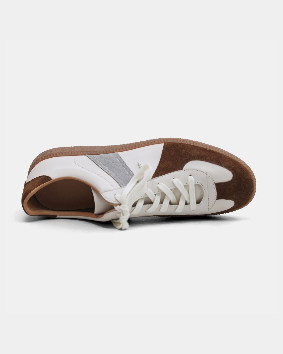 Zapatillas retro de ante y piel