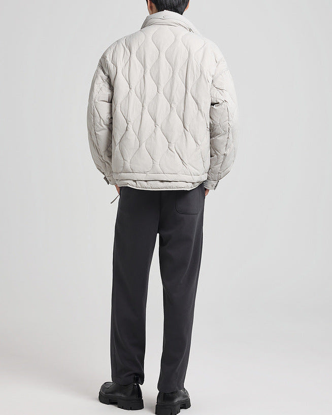 Chaqueta de plumón con cuello alzado