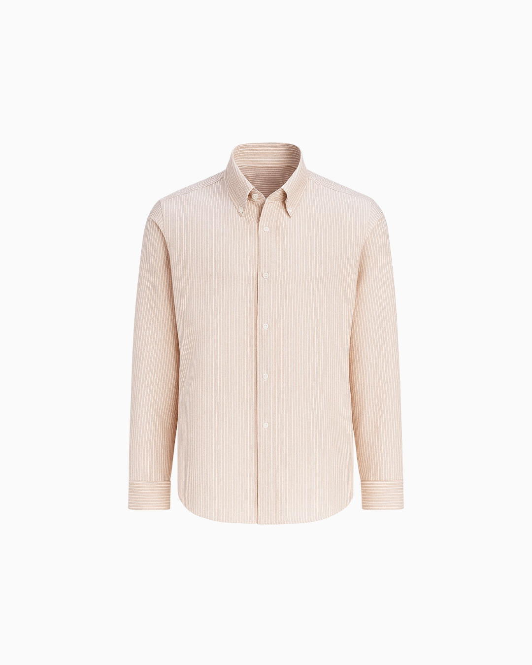 Camisa Oxford a rayas - Sunset Orange