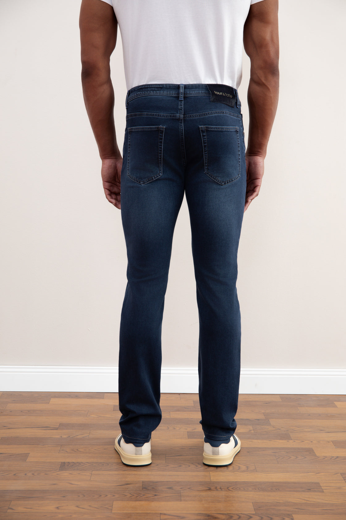Vaqueros Slim-fit en lavado azul marino