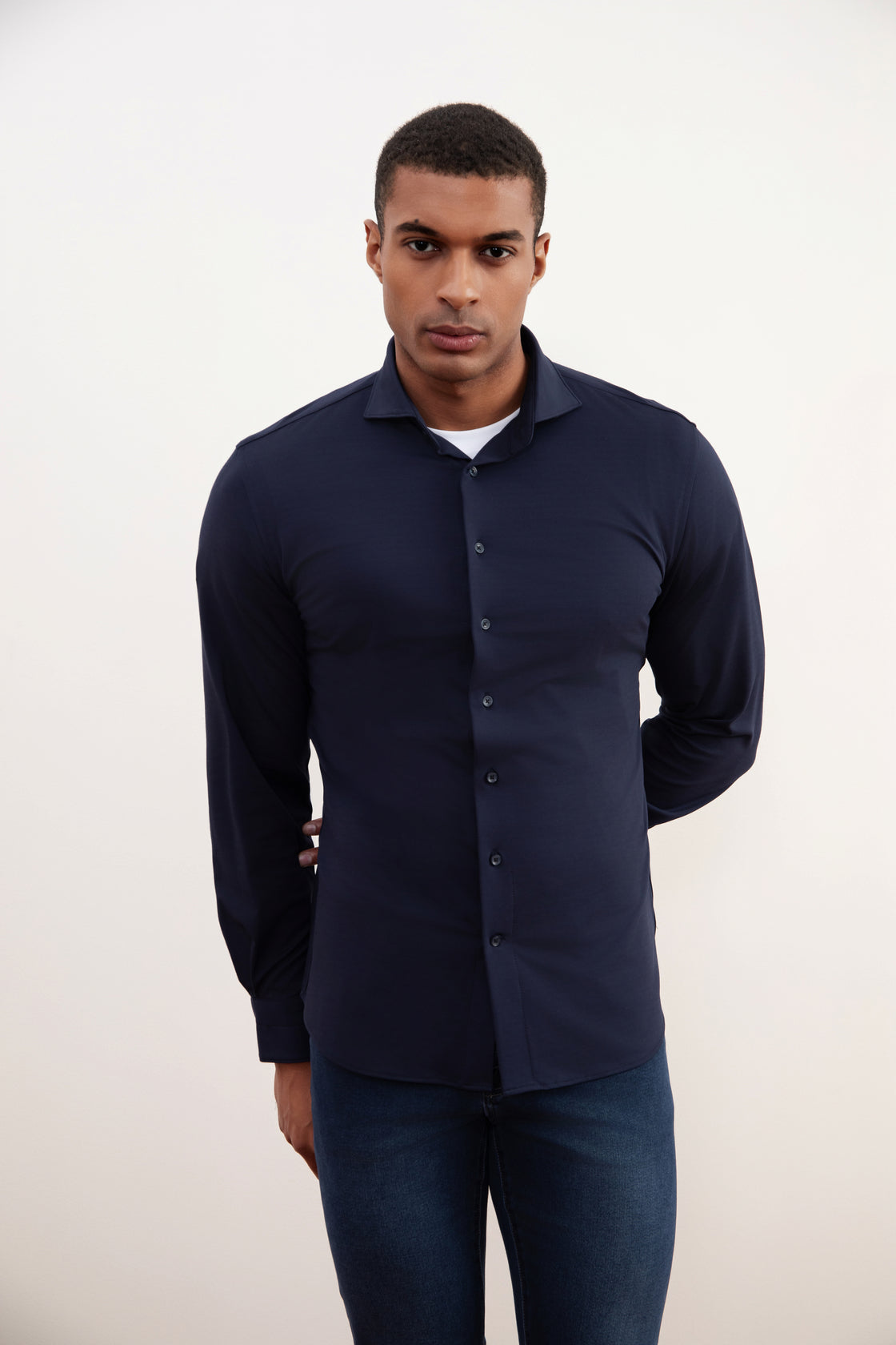Camisa Navy Comfort