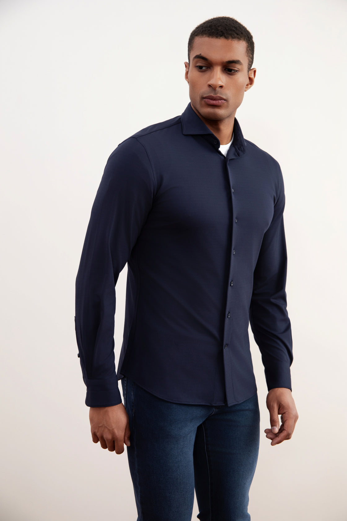 Camisa Navy Comfort