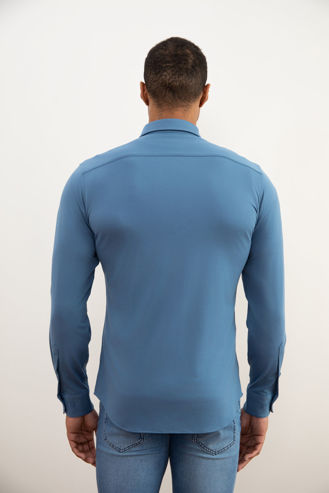 Camisa Confort Turquesa