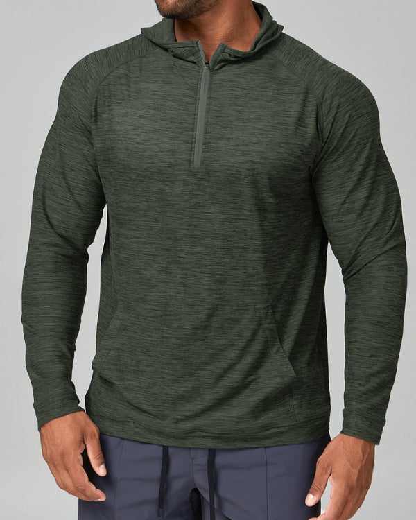 Half-Zip con capucha Performance 0.1