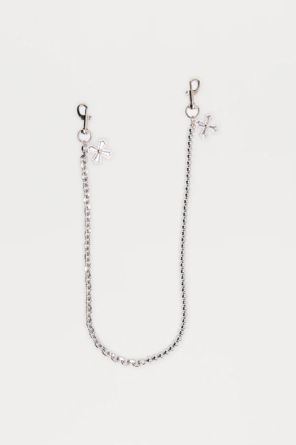 Cadena de pantalón de eslabones cruzados