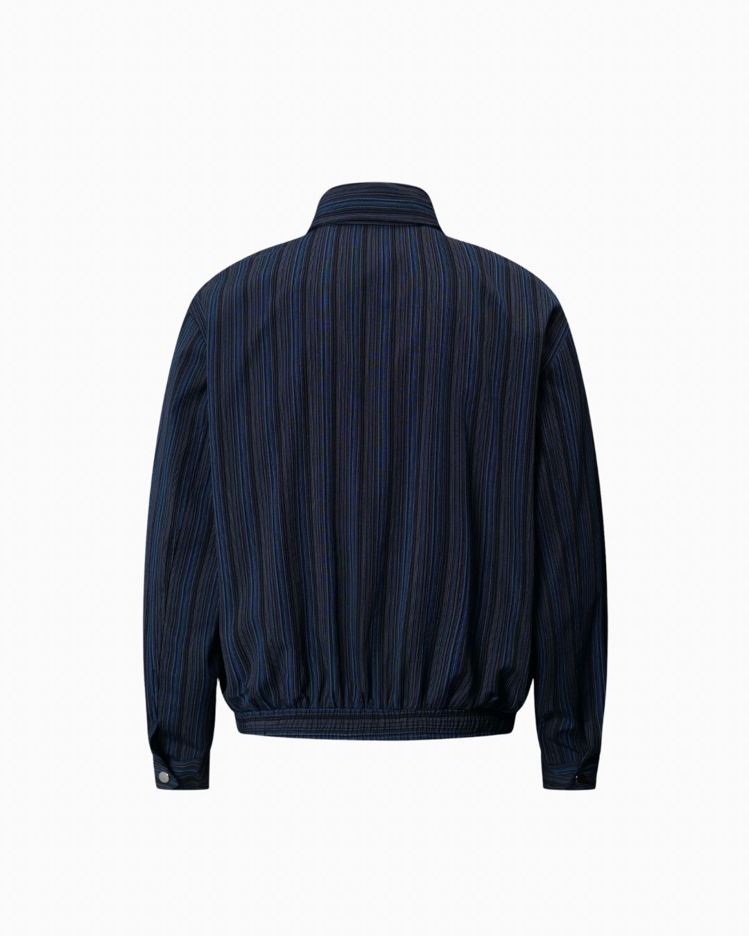 Chaqueta con cremallera a rayas