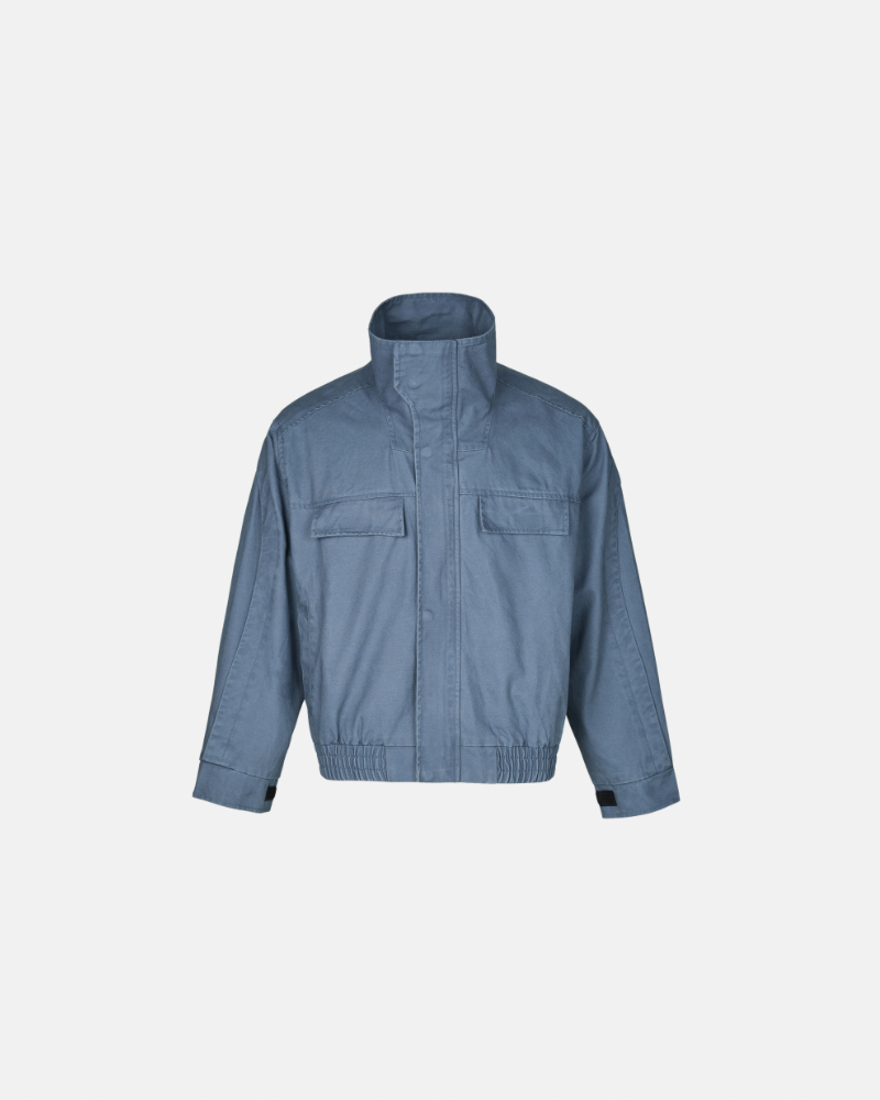 Chaqueta de algodón de cuello alto