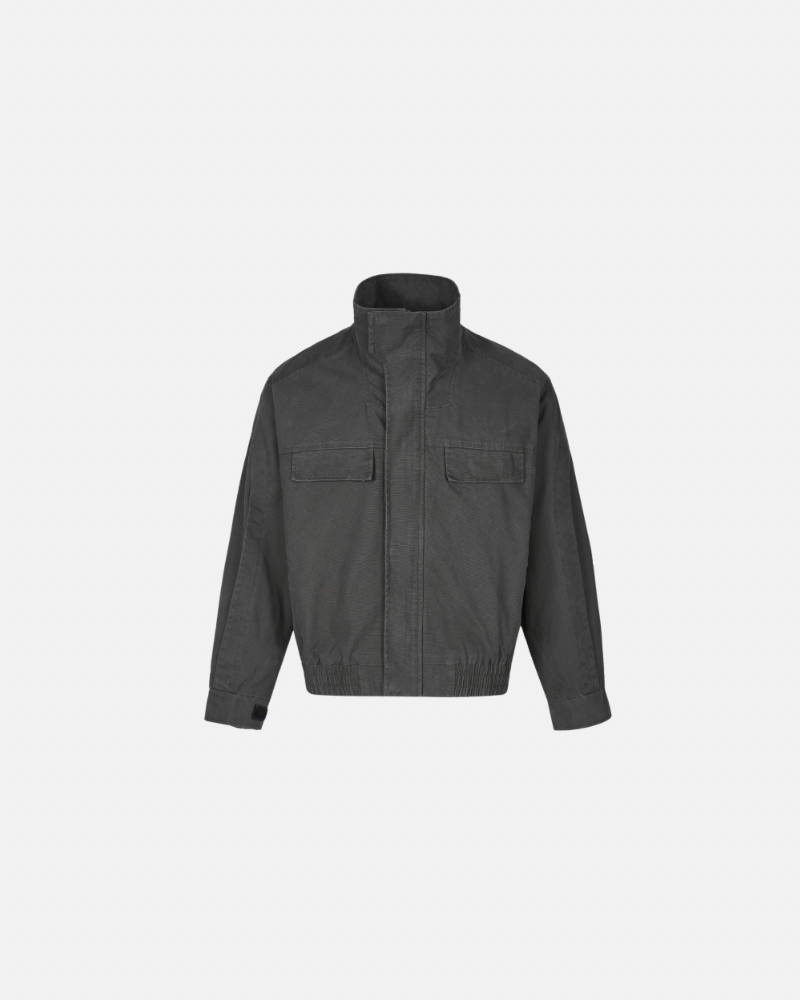 Chaqueta de algodón de cuello alto