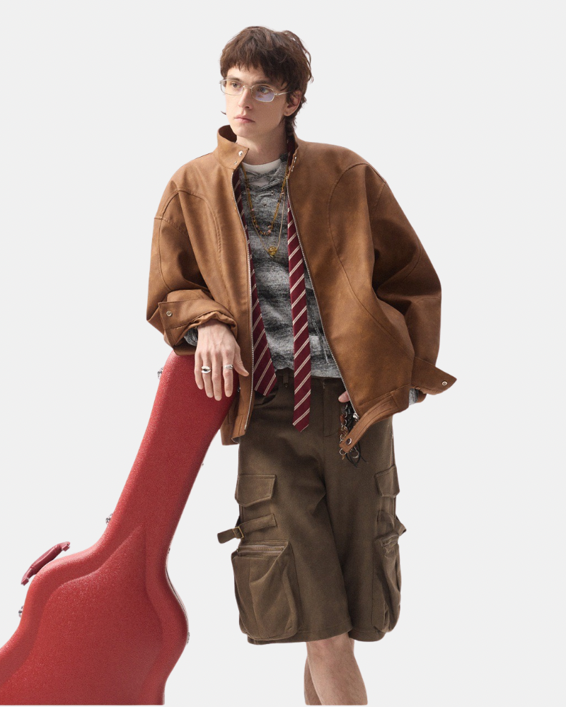 Chaqueta de cuello alto