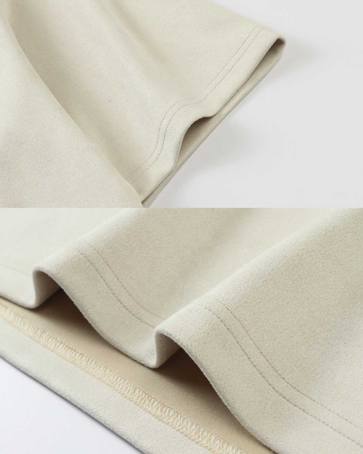Camiseta sobredimensionada Suede Touch