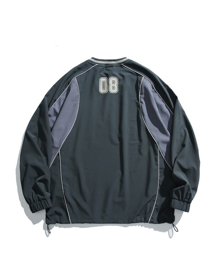 The Merin V-Neck Raglan Sleeve Sweatshirt