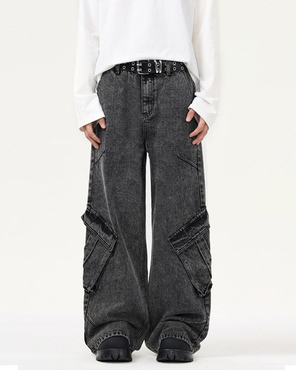 The Highstreet Cargo Straight Jeans