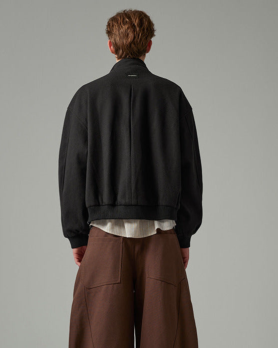 Chaqueta Veyron con cuello alto texturizado