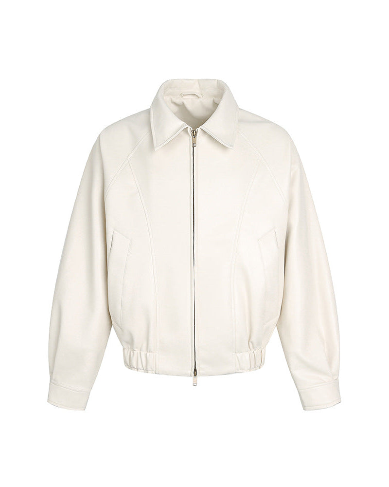 Chaqueta de piel recortada Langford