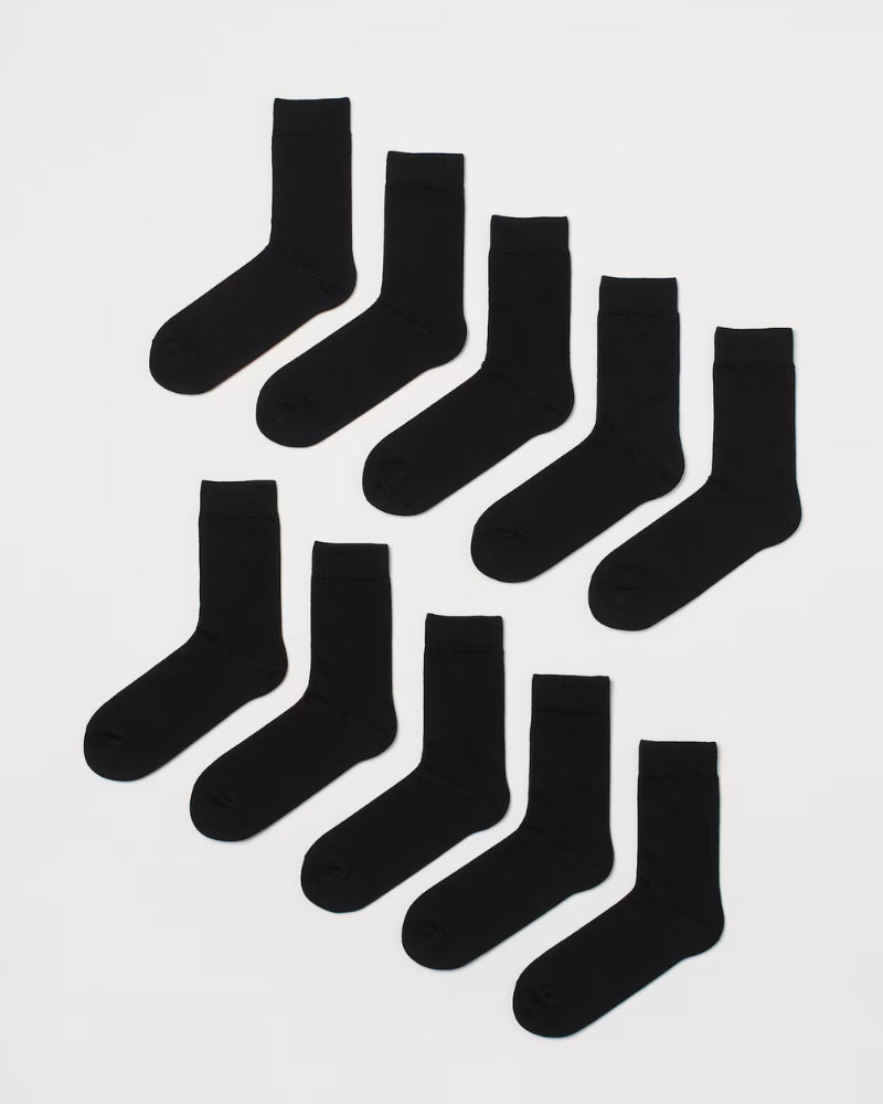 10-pakkaus korkeita sukkia