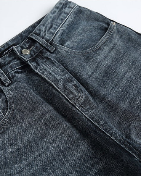 The Harbor Wash Tapered Denim Jeans