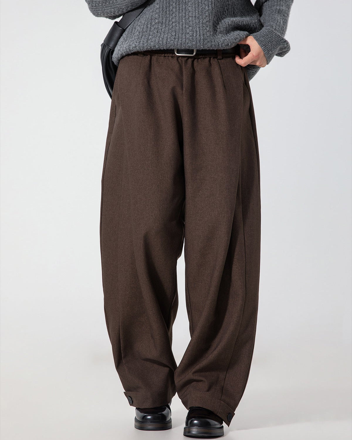 Contour Pleat Drape Jeans -farkut