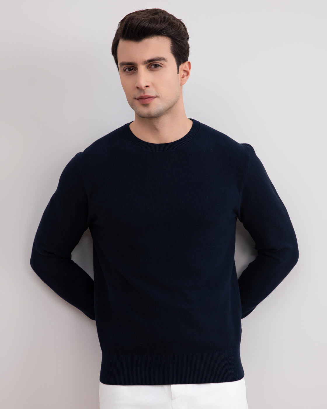Navy 18mil Crewneck villapaita