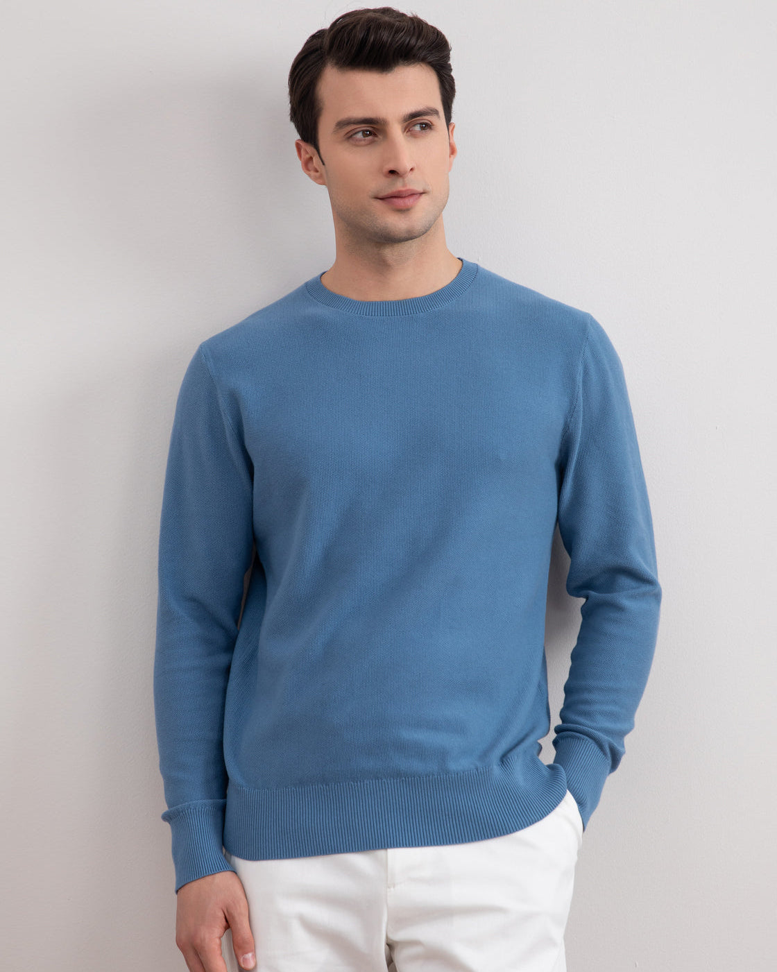 Dusty Blue 18mil Crewneck villapaita