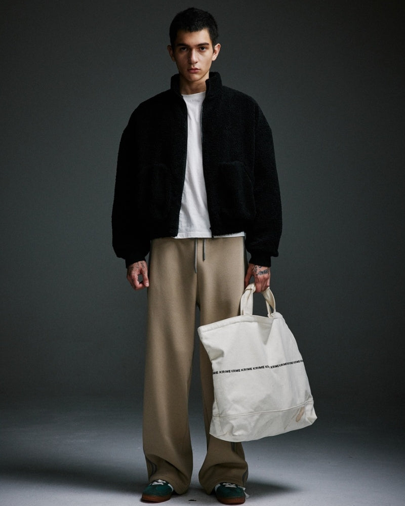 Teddy Relaxed Fit Fleece vetoketjullinen takki