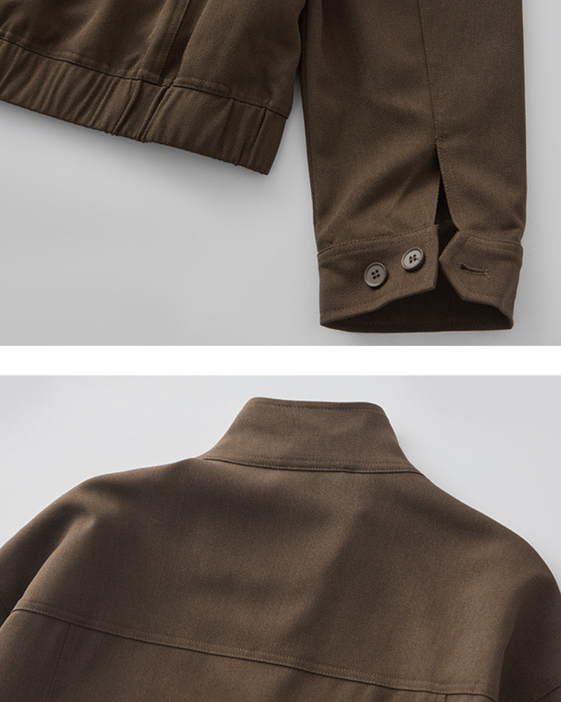 Tour's High-Neck Utility Zip-takki