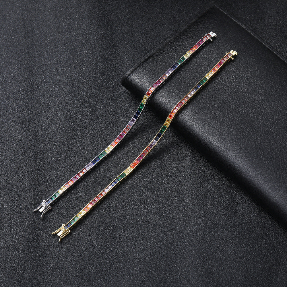 Multi Color Tennis rannekoru